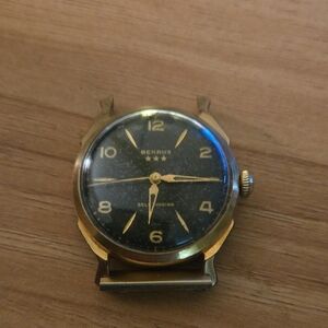 Benrus Gold and Black Men's Watch